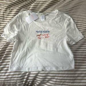 Dippin' Daisy's White Graphic Tee